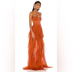 For Love and Lemons x Revolve Bustier Gown Size S